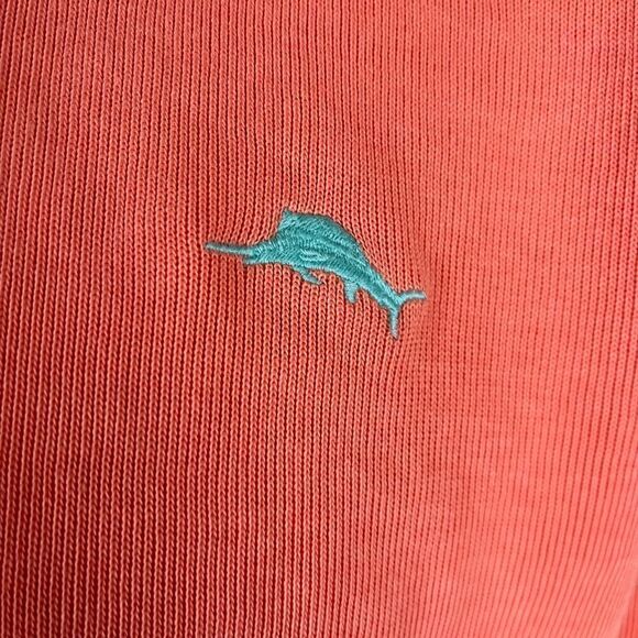 XL Tommy Bahama Relax Mock L/S Pullover with Front Zip Closure - Picture 11 of 12